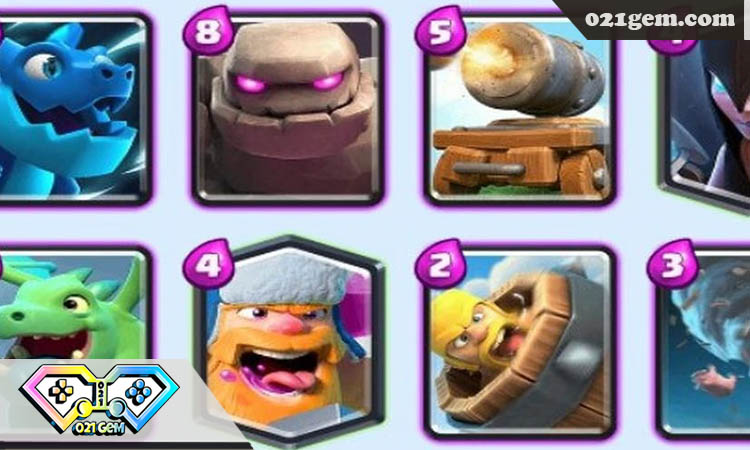 نمونه دکهای مؤثر در برابر گالم (Arenaهای مختلف)